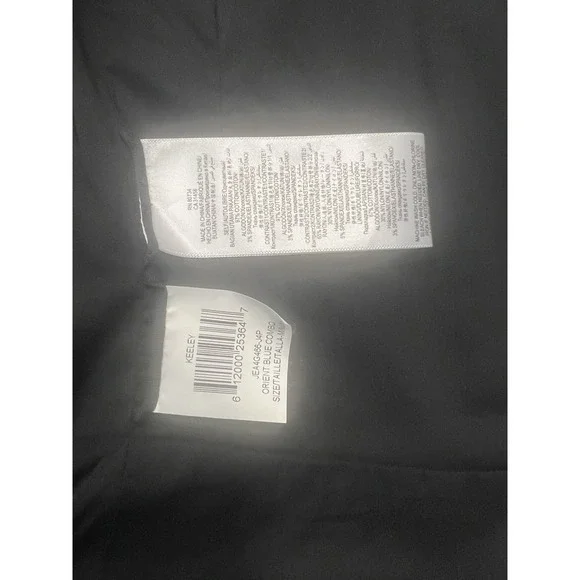 Women's BCBG Black, Blue‎ And Gray Printed Keeley Long Sleeve Blazer Medium - Picture 8 of 8